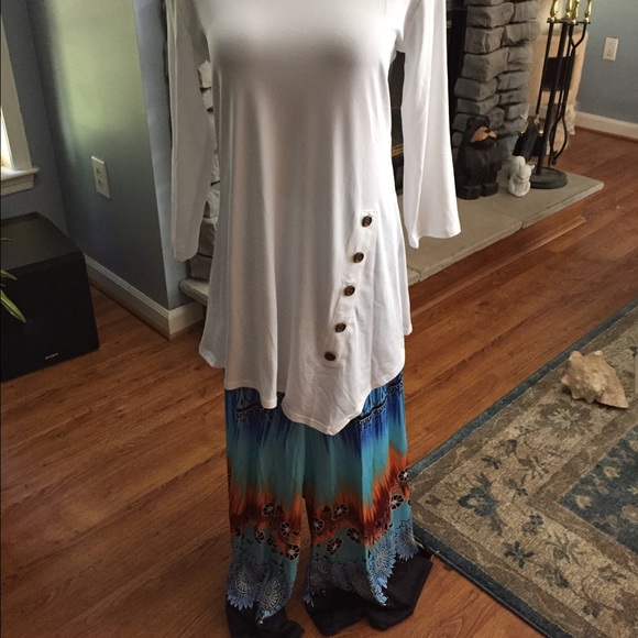 High Waisted Palazzo Pants - Picture 2 of 3