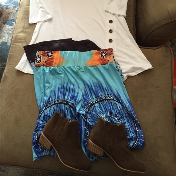 High Waisted Palazzo Pants - Picture 3 of 3