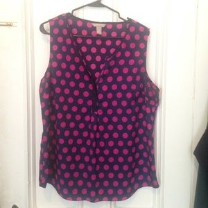 Banana Republic Polka Dot Blouse