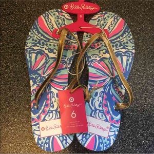Lilly Pulitzer Flip Flops // Size 6