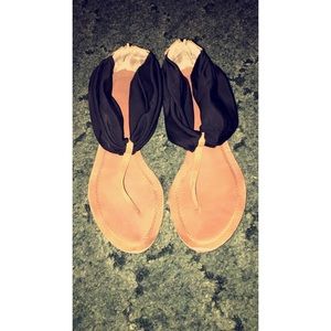 MANGO Black Sandals