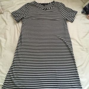 A striped dress from one clothing.