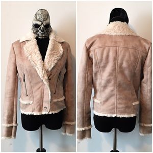 ⚡️BF SALE⚡️Ultra Soft Faux Fur Lined Moto Jacket