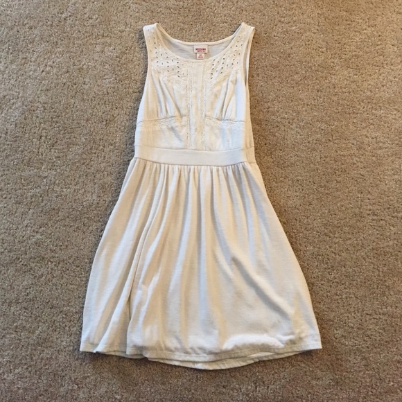 Off white mini dress