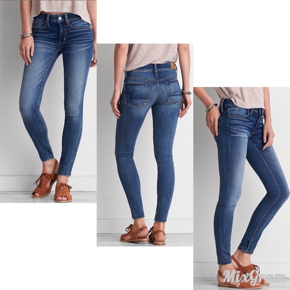 American Eagle high rise jeans