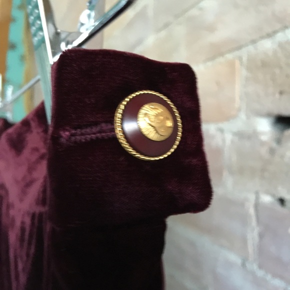 ❌SOLD❌ CHANEL vintage velvet high waist trousers - Picture 2 of 4