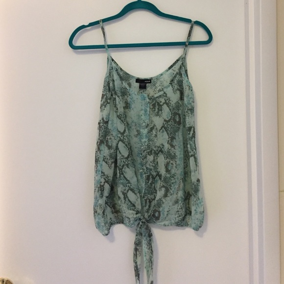 Aqua tank top
