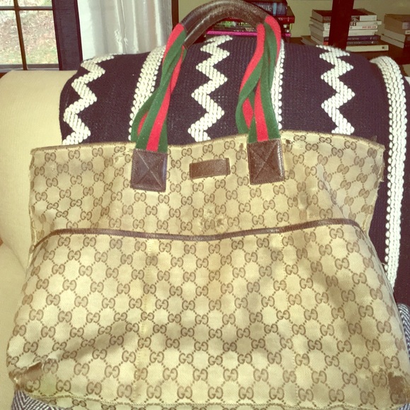 Gucci diaper bag