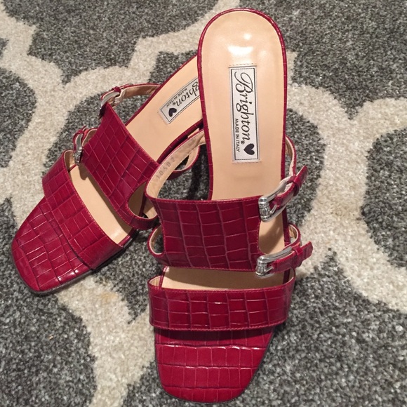 Cute red Brighton shoes