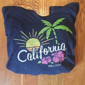 Hollister Light Weight Ringer Sweatshirt