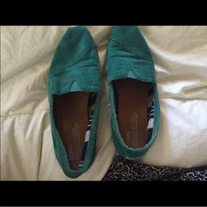 Blue Corduroy Toms!!!