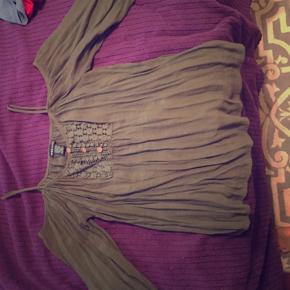 Olive blouse