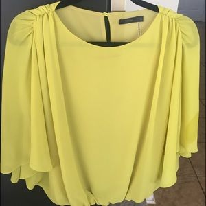 Yellow Top with Cinched Bottom Boutique