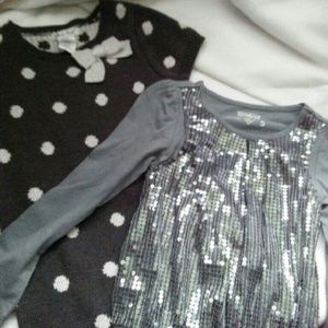 Girls size 5 Gray top and dress