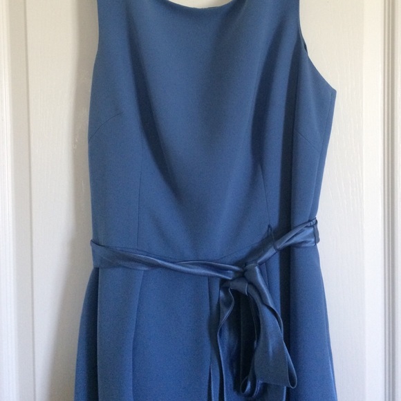 Liz Claiborne blue fit and flare dress - Picture 2 of 2