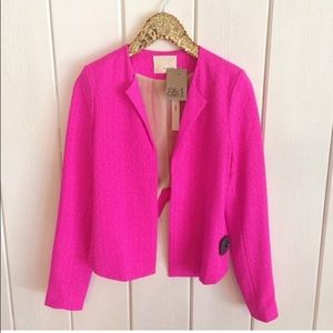 Neon pink blazer