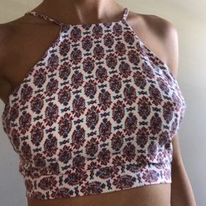 Tie back crop top