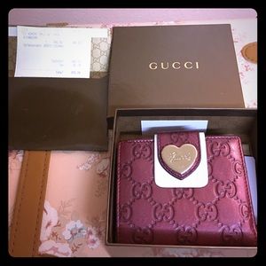 Gucci 120 Heart wallet