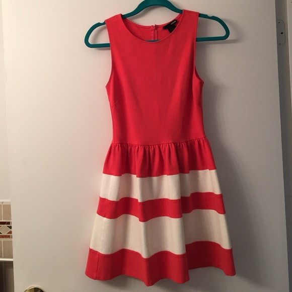 Pink & white aqua dress