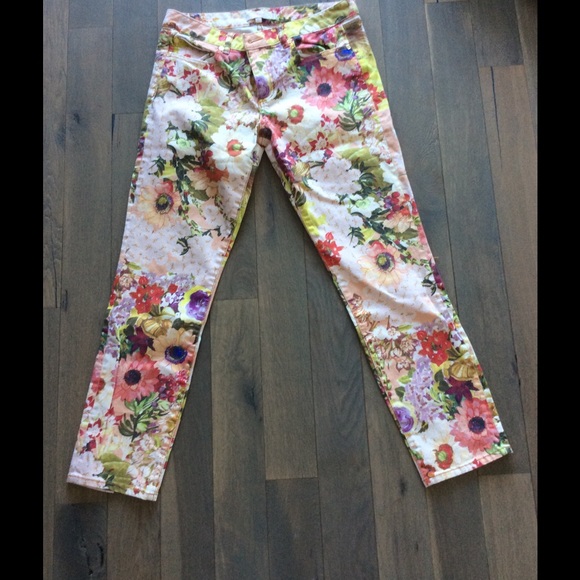Tory Birch Flower Jeans