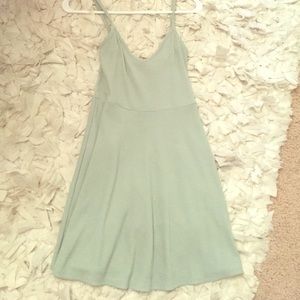 Spaghetti strap non adjustable dress