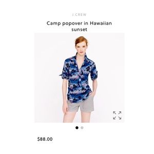 J CREW: Hawaiian Sunset Shirt