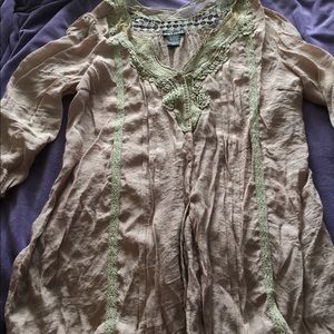 Sexy tunic type blouse