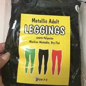 Adult metallic legging for costume