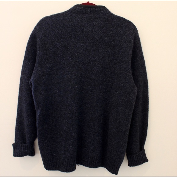 SOLD❗️Pendleton Navy Zip-Up Wool Sweater Cardigan - Picture 2 of 4