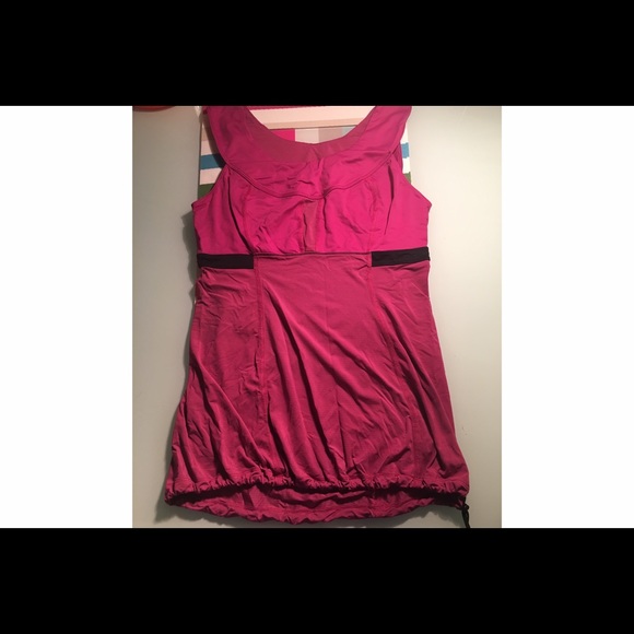 Lululemon cinched waist tank size 6