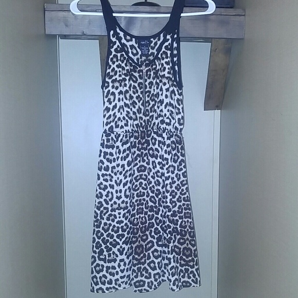 Cheetah print dress
