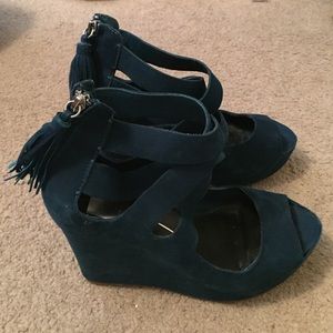 Dolce Vita Jade Wedges (Dark Teal)