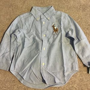 RL button shirt