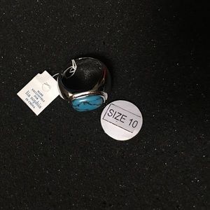 Lia Sophia turquoise ring