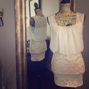 Sequin Hearts Mini Dress size S