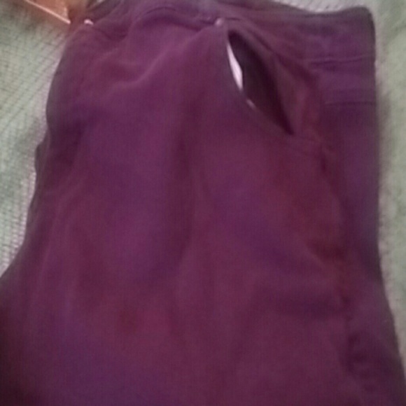 Purple jeans