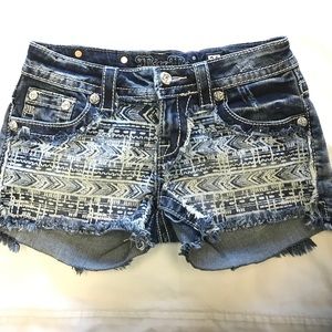 Miss Me Aztec shorts