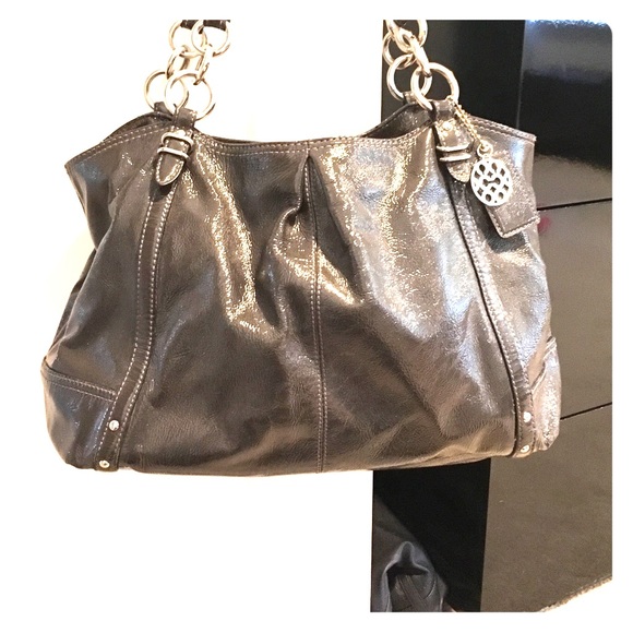 Patent leather coach purse 👛