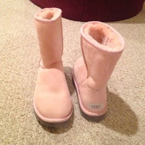 Pink Ugg Boots.