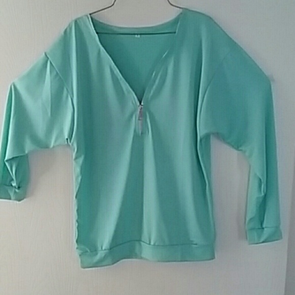 Womens Casual Long Sleeve Pullover V-Neck Sweater