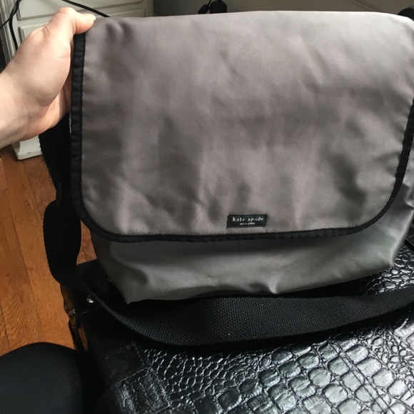 Grey Kate Spade messenger bag!