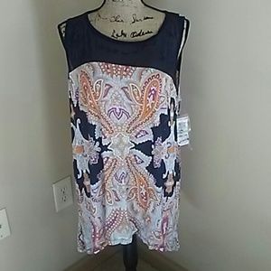 Women's. Sleeveless. Shirt  I.N.C. size 1x NWT