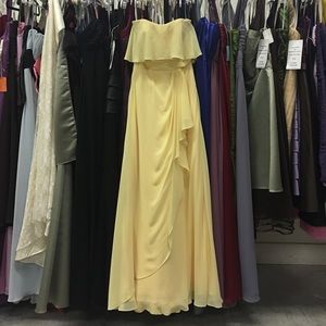 Bari Jay Yellow, Long Dress