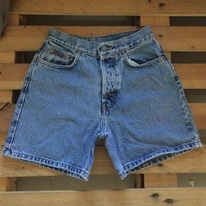 Calvin Klein High Waist  Denim Shorts