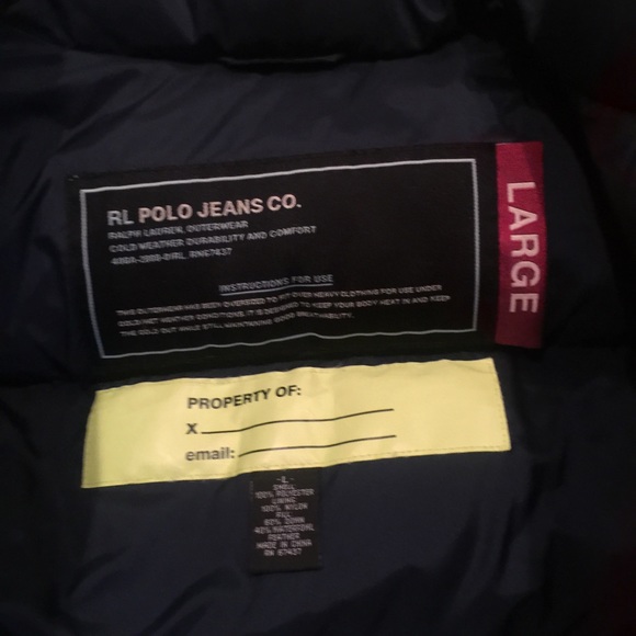 Polo red puffer jacket - Picture 3 of 3