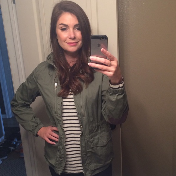 Olive utility jacket