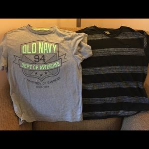 Bundle -- 2 Old Navy boy's shirts