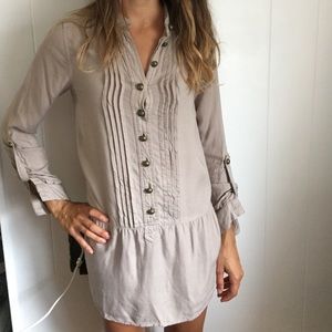H&M tan/gray tunic