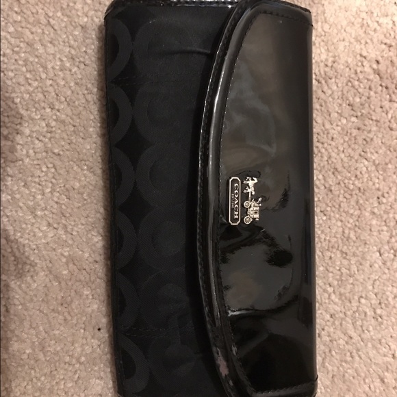Coach black wallet