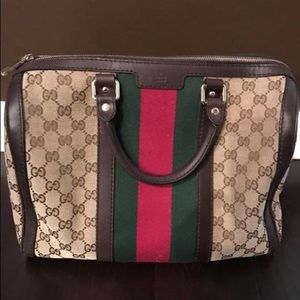 INCLUDES WALLET Gucci Vintage Web Tote